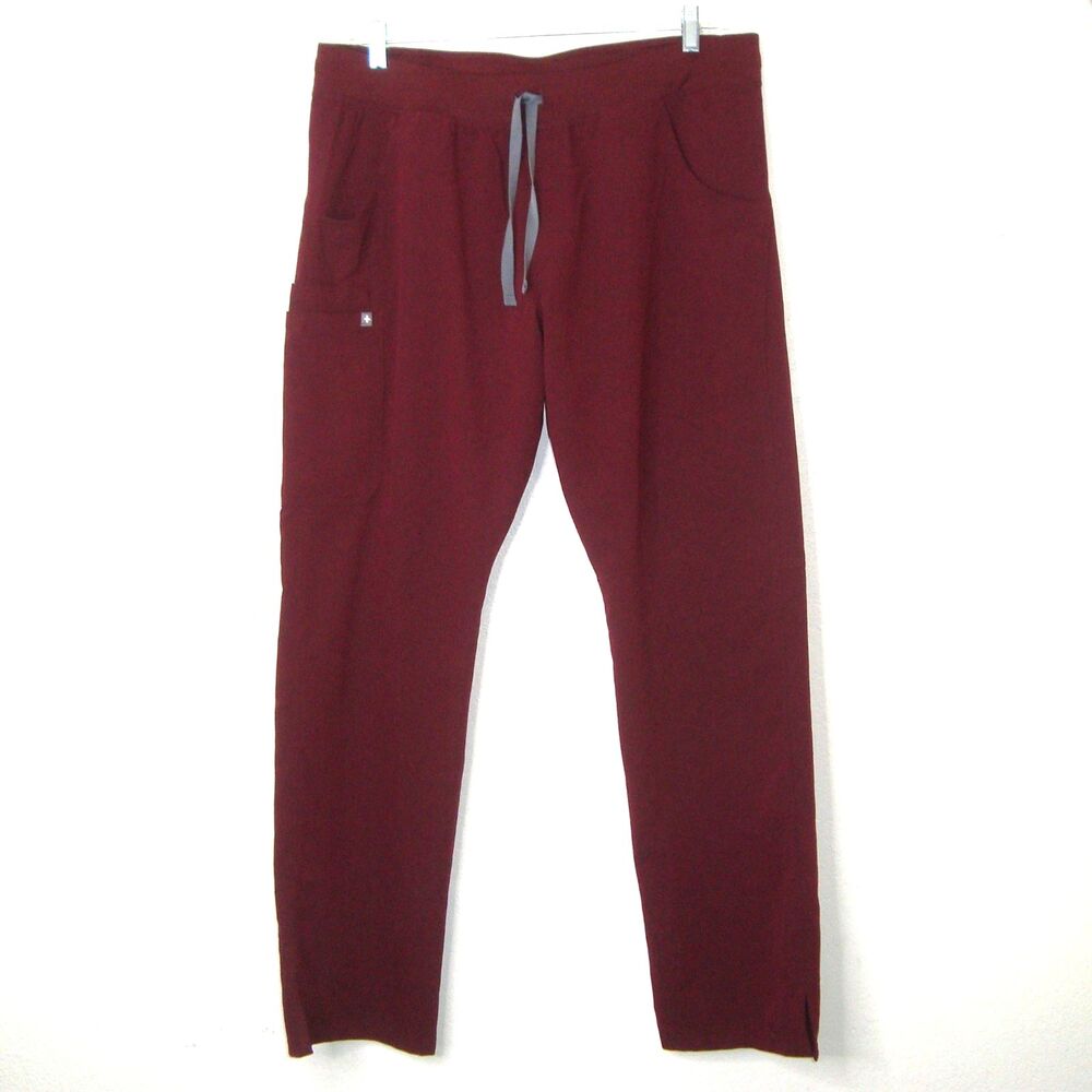 Figs Women's Deep Red Joggers
